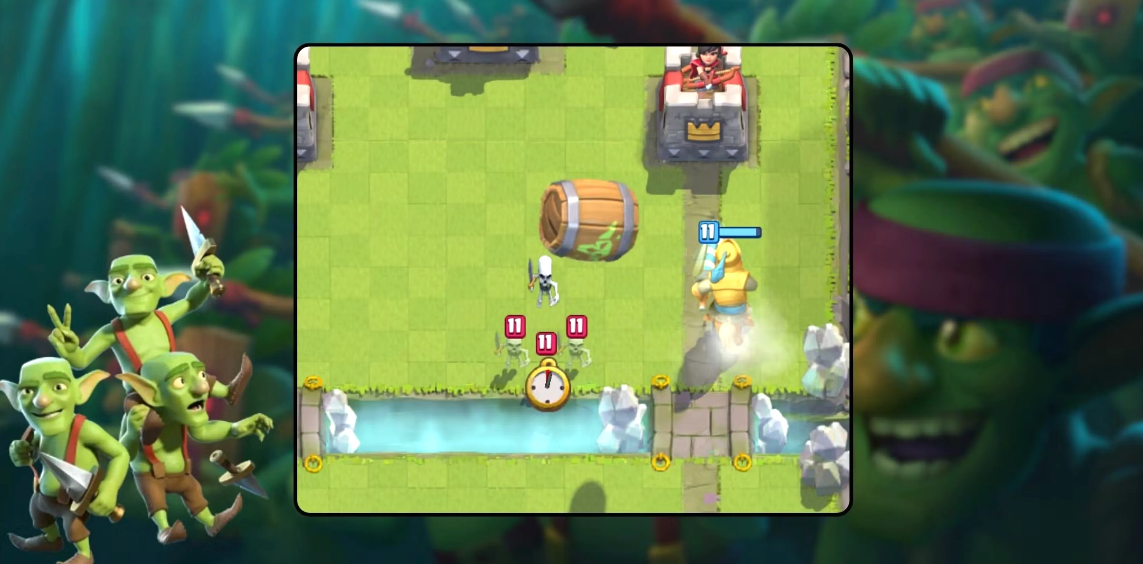 what is a log bait deck in clash royale